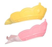 VALICLUD 2pezzi Cuffie Doccia Per Ragazzo Ragazza Ragazza Cappelli Shampoo in Silicone Protezione Per Occhi e Orecchie Regolabili Lavaggio Dei Sicuro Per Ragazzo Piccoli