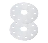 VALICLUD 2Pezzi Diffusore Calore in Acciaio Inossidabile per Induzione | Piastra Adattatore per Piano Cottura, per Casseruola, Distribuzione Uniforme, Argento, Riduce Graffi