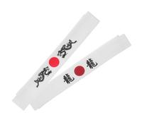 VALICLUD 2pezzi Fascia Giapponese in Stile Samurai Fascia Decorativa Per Allenamento Di Karate Per Esercizi e Cucina Realizzata in Morbido