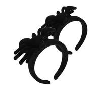 VALICLUD 2pezzi Fascia Per Capelli a Forma Di Aracnide in Peluche Accessori Per Capelli Di Halloween Da Festa Adatto Per Carnevale e Cosplay