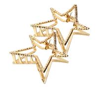 VALICLUD 2pezzi Ferma Di Stella Fermagli Per in Metallo Carini Corti Per Eventi Casual e Formali