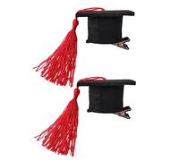 VALICLUD 2pezzi Fermagli Per Per Di Laurea Forcine Per Di Cappello Scapolo Decorazioni Per Accessori Per Feste Di Laurea