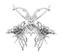 VALICLUD 2pezzi Fermaglio Farfalla Decorativo in Forcine Floreali Per Accessori Per Vichinghi Nodo Vintage Spille Per Grandi e Versatili Per Styling