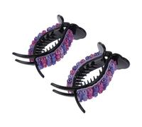 VALICLUD 2pezzi Fermaglio Per Capelli Donna Cristalli Multicolore Fermagli Per Capelli Decorativi Fermagli Per Acconciature Casual e Speciali