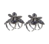 VALICLUD 2pezzi Fermaglio Per Capelli Forma Di Fiore Strass Fermagli Per Capelli Per Donna Coda Di Cavallo Fermaglio Per Ragazze