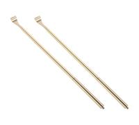 VALICLUD 2pezzi Grattaschiena in Ottone da Manico lungo Strumento Massaggiante Manuale Portatile in Metallper Uso Quotidiano come Regalo di Natale per Nonna per Uomini e Donne che Cercano