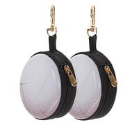 VALICLUD 2pezzi Mini Wallet Pallone Per Cambio Portamonete Per Custodia Per Chiavi e Auricolari Per e Shopping