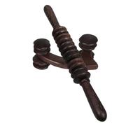 VALICLUD 2pezzi Muscolare in Legno Massello Wengé Strumento Massaggiante Per Schiena Collo e Vita Manuale in Legno Per Massaggi Profondi Dei Tessuti e Muscolare