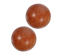 VALICLUD 2pezzi Palline Da Massaggio Rosse in Legno Piccole e Pratiche Per Alleviare Tensione Muscolare e Stress Per Mani e Muscoli