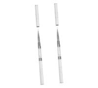VALICLUD 2pezzi Penna per Nail Art e Smalto in Gel UV Strumenti per Dettagli Sottili e Disegni Precisi Doppia Estremità Compatibili Gel e Altri Metodi di Nail Art