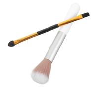 VALICLUD 2pezzi Pennelli Per Occhi Doppia Testa Lana Per Ombretto e Trucco Comodi e Resistenti