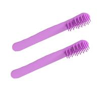 VALICLUD 2pezzi Pettine Antiforfora Denti Larghi in Silicone Pettine Massaggiante per Capelluto Districante per Capelli Accessori per Styling dei Capelli Braccialetto Schiaffo
