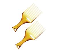 VALICLUD 2pezzi Pettine Larghi in Plastica Per Afro Pettine Per Intrecciare i Per Styling Dei Spessi