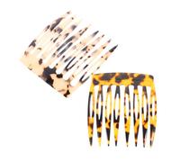 VALICLUD 2pezzi Pettine Laterale Francese Fermaglio Per Da Donna Accessorio Per Styling Dei Piccolo Pettine Per Toupet Da Sposa Laterale Per Donna