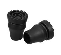 VALICLUD 2pezzi Punte in Gomma Per Bastoni Punte Di Ricambio Antiscivolo Per Bastoni Resistenti Da Passeggio Trekking Accessori Standardizzato Per Sostituzione Facile e Uso Lungo Termine