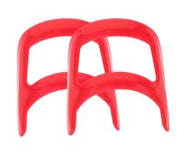 VALICLUD 2pezzi Righello Modellatore Barba in Plastica Strumento Styling Barba Piccolo e Portatile Per Contorno Pizzetto Facile Da Usare Per Forma Precisa in Viaggio