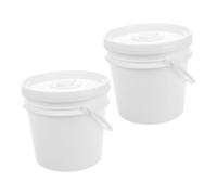 VALICLUD 2pezzi Secchio Per Salviette in Plastica e Maniglia Portatile Per Salviette Per Ragazza Dispenser Per Asciugamani Uso Ufficio Viaggio Auto