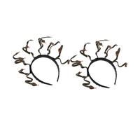 VALICLUD 2pezzi Snake Headband Costume Accessory Spooky Cosplay Hairband for Halloween and Carnival Realistic Design with Snake Patterns for Dress up Parties and Themed Events