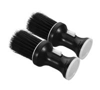 VALICLUD 2pezzi Spazzola Per Collo Da Barbiere Setole Morbide Per Capelli Spezzati Pulizia Del Collo e Baffi Utilizzabile Per Applicare Talco Per Corpo Leggera e Portatile