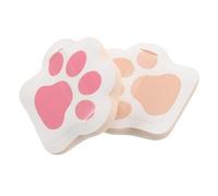 VALICLUD 2pezzi Spugnette per Trucco da Dita in Polvere Libera Tampone per Trucco Piccolo Piumino da Cipria Spugne per Fondotinta Applicatore per Cosmetici Forma Zampa di Gatto