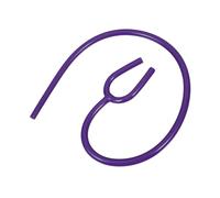 VALICLUD 2pezzi Tubo Prolunga in Plastica Per Stetoscopio Design Forma y Adattatore Ricambio Flessibili Per Stetoscopio