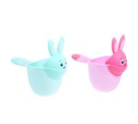 VALICLUD 2pezzi Vaschetta Per Bagnetto Del Ragazzo Ragazza Ragazza Tazza Da Bagno Design Forma Di Animale Materiale Pp Sicuro Risciacquo Facile Adatto Diverse Età