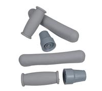 VALICLUD 2sets Impugnature Per Stampelle Ergonomiche in Materiale Antiscivolo Cuscinetti Per Stampelle Sotto Le Ascelle Morbidi Accessori Per Bastoni Da Passeggio Facili Da Installare e Rim