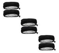 VALICLUD 3 Paia Manicotto della stampella dell'ascella fossa manica della stampella supporto cuscinetto ascellare ispessito cuscinetto ascellare compatto fornitura ascellare Nero