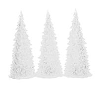 VALICLUD 3 Pezzi Albero di Natale incandescente centrotavola Natalizio Decorazione Natalizia Vacanza scrivania Rami illuminare L'Albero di Natale Albero delle Vacanze Acrilico Transparent