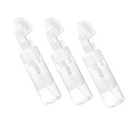 VALICLUD 3 Pezzi Bottiglie Dispenser Mousse con Spazzola Pet Riutilizzabili Facili Trasportare per Viaggi