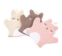 VALICLUD 3 Pezzi Doccia Esfolianti per Utensili per Esfoliare Rimuovere Impurità e Promuovere La Circolazione Comfort e Facilità Colore Casuale