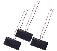 VALICLUD 3 Pezzi Mini Celle Solari Pannello Solare Mini Modulo 5v 60ma in Silicio Policristallino, per Smartphone e Fotocamere, Installazione Fai da Te, Emergenze e Negozio