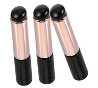 VALICLUD 3 pezzi Pennelli Trucco Labbra in Silicone Applicatori Rossetto Riutilizzabili Pennelli Labbra Compatti e Portatili per Sfumare Rossetto e Gloss Accessori Make-up Pratici e