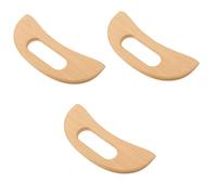 VALICLUD 3 Pezzi Rolling bar a forma di asse Indietro terapisti strumento raschiante tavola raschiante piastra raschiante strumenti di massaggio di legno