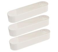 VALICLUD 3 Pezzi Scatola Porta Tamponi Di Cotone Portatile a Forma Di Orso Mini Dispenser Per Cotton Fioc e Dischetti Di Cotone Per Mobiletto Del Bagno