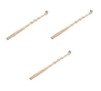 VALICLUD 3 Pezzi Scratcher Grattacapelli Grattaschiena Posteriore Alla Schiena Per Solletico Adulti Graffiatore Del Corpo Di Legno Light Brown