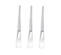 VALICLUD 3 Pezzi Spazzola per Maschera con Trasparente Cristallo Applicatore per Trattamenti Della per Maschere Facciali Sieri e Peeling Bianco