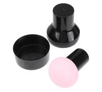 VALICLUD 3 Pezzi Spugna per Make Up con Manico e Puff per Fondotinta a Forma di Fungo 6,8X5X8 CM Doppio Impiego a Polvere per Donne Strumento di Bellezza Viso