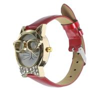 VALICLUD 3 Pz orologio da gatto con occhiali reloj de mujer ladies watch orologio da gatto con strass orologi per ragazze arredamento da ragazza divertente quarzo