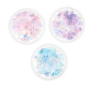 VALICLUD 3 Scatole Bomboniere da ragazza strass viso per il trucco gemme viso rosa decorazione ragazzo Avere kit di strass per unghie adesivi per nail art a farfalla Acrilico