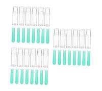 VALICLUD 3 set Asta Di Aspirazione Asta Ausiliaria Strumento Lenti Applicatore Per Occhi Rimozione Per Lenti Stantuffo Per Lenti Gel Di Silice Verde 15 pezzi * 3
