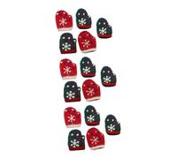 VALICLUD 3 Set Materiali Per Decorazioni Per L'Albero Di Natale Guanti Natalizi A Forma Di Cartone Animato Di Compleanno Per Spilla Natalizia In Feltro Di 5 pezzi*3