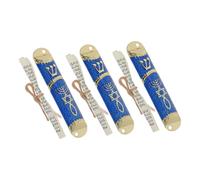 VALICLUD 3 Set Mezuzah con Pergamena Ebraica Inclusa Decorazione Tradizionale per Casa e Ingresso Simbolo di Benedizione e Fede per Famiglie Ebraiche
