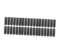 VALICLUD 3 Set Pantaloni E Testa Di Corda Del Cappello Cappucci Terminali Del Cavo Stringere Le Estremità Del Cavo Fermacorda Per Coulisse Tappo Con Coulisse Nero Plastica 50 Pezzi*3