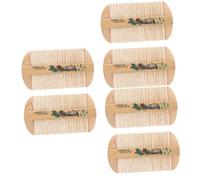 VALICLUD 3 Set Pettine Per Pettine Antiforfora Con Denti Strumento Portatile Per Dei Per Bagnati E Asciutti Materiale Naturale E Resistente 2 Pezzi * 3