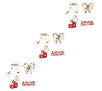 VALICLUD 3 Set Spilla Natalizia Spilla Decorativa Gioielli Di Natale Spilla Arredamento Presepe Regalini Natalizi Spilla Natale Perno Di Decorazione Spilla Plastica 4 Pezzi * 3
