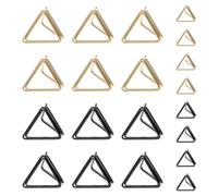 VALICLUD 30 Pezzi Clip Fermacarte Triangolari Porta Memo a Forma Triangolare in Lega di Alluminio, Graffette Decorative Multiuso Base Stabile per Segnaposto da Tavolo e Portafoto