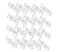 VALICLUD 30 pezzi Fibbie per Estensione Unghie Connettori Plastica Invisibili Traceless per Unghie Press- Accessori Manicure Professionali Portatili per Uso Quotidiano e Viaggi