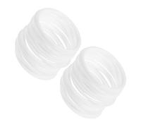 VALICLUD 30 pezzi Plastica per Cerchi Rotondi Resistenti per Decorazioni DIY e Ghirlande Base per Accessori Macramè e Addobbi Floreali