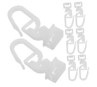 VALICLUD 36 pezzi Ganci in Plastica Resistenti per Teli Doccia e Binari Scorrevoli Facili da Installare e Scorrere Accessori Sostitutivi per Bastoni Tende